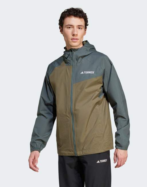 adidas Terrex - Multi 2L Rain.RDY - Giacca verde oliva strata / edera leggenda