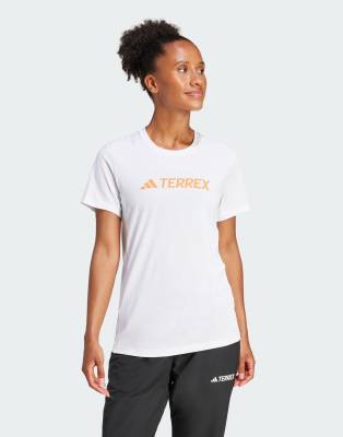 adidas - Terrex Multi Climacool - Funktions-T-Shirt in Weiß mit Logo