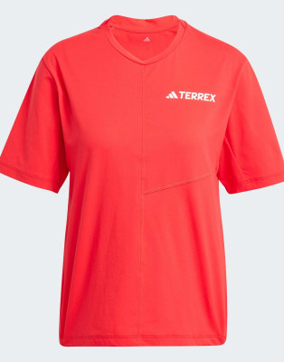 adidas Terrex - Multi Climacool - T-Shirt in Pure Ruby-Rot