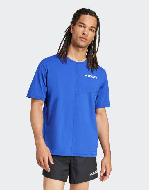 adidas – Terrex Multi Climacool – T-Shirt in Semi Lucid Blue