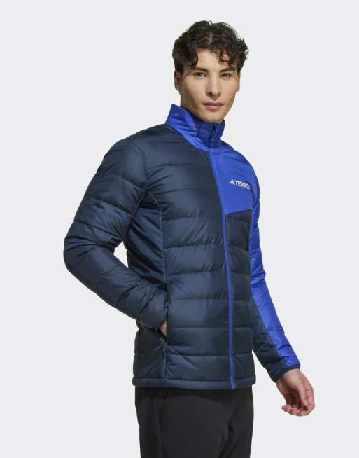 adidas Terrex - Multi - Giacca imbottita leggera color inchiostro aurora / blu semilucido