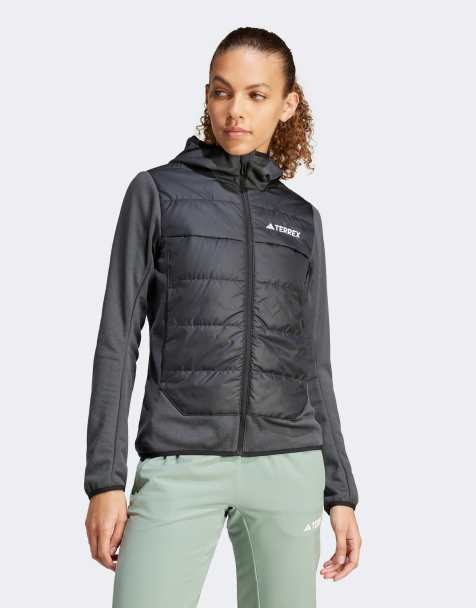 adidas - Terrex Multi Hybrid - Isolerende sort jakke med hætte - view 1