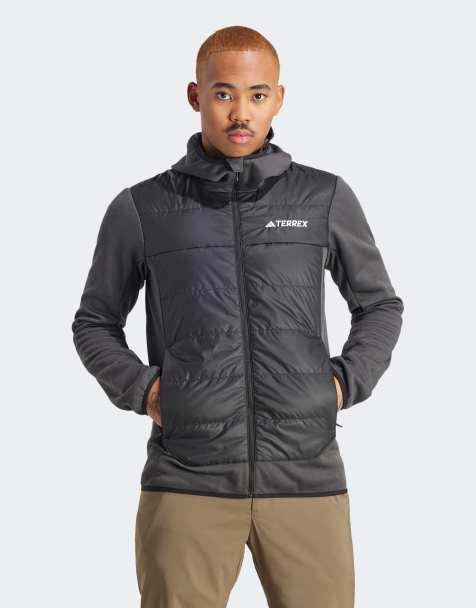 adidas - Terrex - Multi hybride geïsoleerd jack met capuchon in zwart - view 1