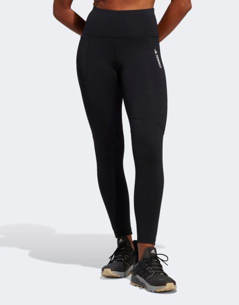 adidas Training knit leggings in black