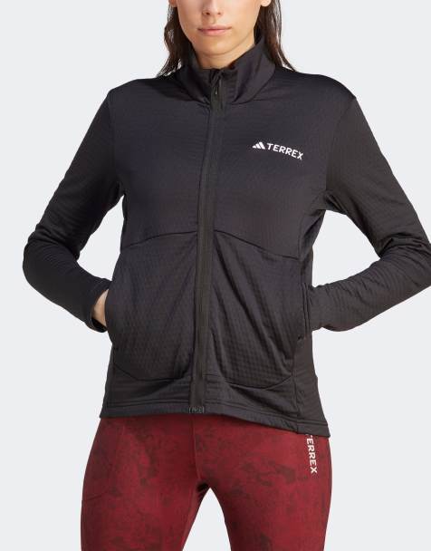 adidas - Terrex Multi - Licht fleecejack met rits in zwart - view 1