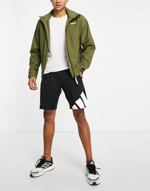 adidas Terrex Multi Primegreen two-layer jacket with hood