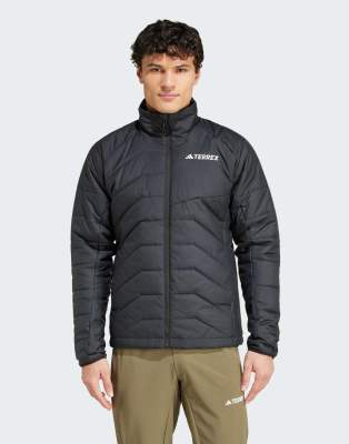 adidas Terrex multi synthetic insulated jacket in black