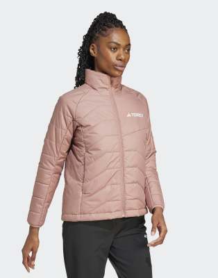 adidas Terrex - Multi - Synthetisch isolierte Jacke in Warm Clay-Braun