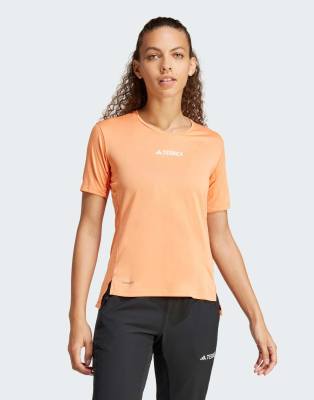 adidas - Terrex Multi - T-Shirt in Amber Tint-Orange