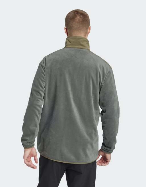 adidas - Terrex Multi - Veste en polaire à fermeture éclair - Lierre légendaire et olive strata, 2 de 2