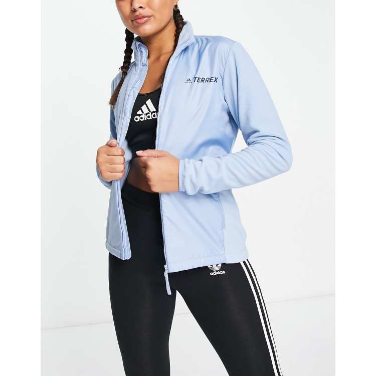 Blue adidas shop jacket outfit