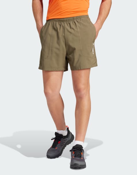 adidas – Terrex – Olivgröna, multifunktionella shorts - view 1