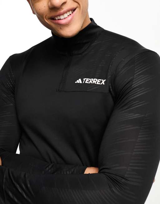adidas Terrex – Outdoor Foundation – Langärmliges T-Shirt in Schwarz, 3 von 4