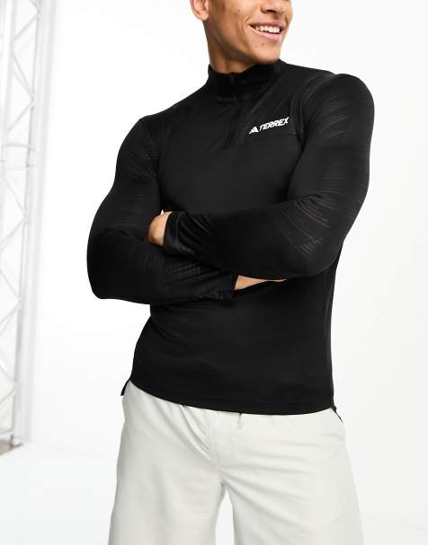 adidas - Terrex Outdoor - Foundation - T-shirt met lange mouwen in zwart - view 1