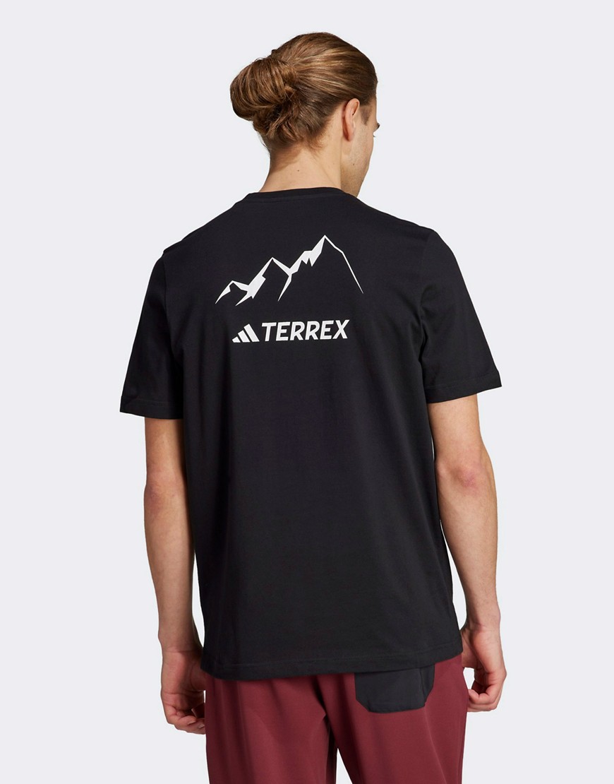 adidas Terrex outdoor t-shirt in black