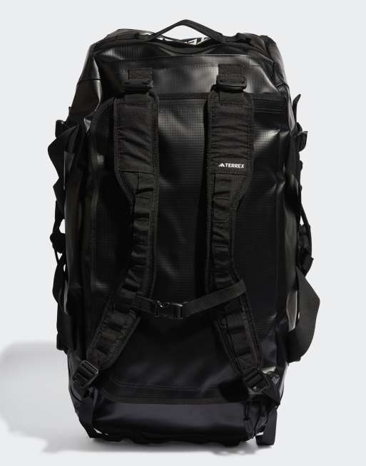 adidas – Terrex rain.rdy expedition – Duża czarna torba sportowa, 100 l, 3 z 3