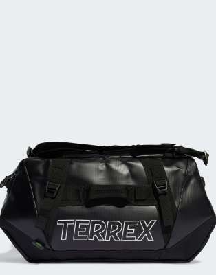 adidas - Terrex RAIN. RDY Expedition - Kleine Beuteltasche in Schwarz/Schwarz/Weiß, 50 l