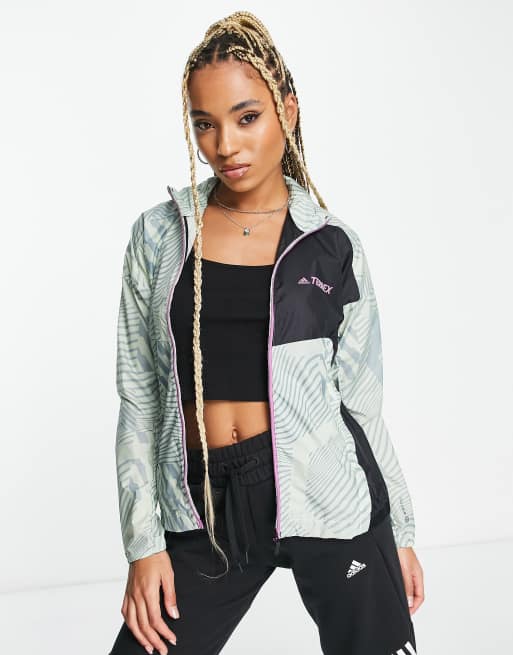 Green adidas windbreaker outlet jacket