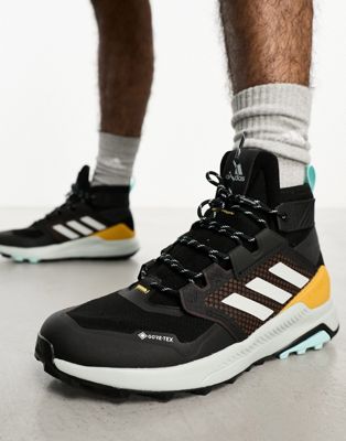 adidas Terrex Trailmaker mid Gore-Tex boots in black and grey