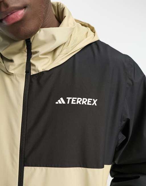 adidas Terrex Veste imperm able Beige