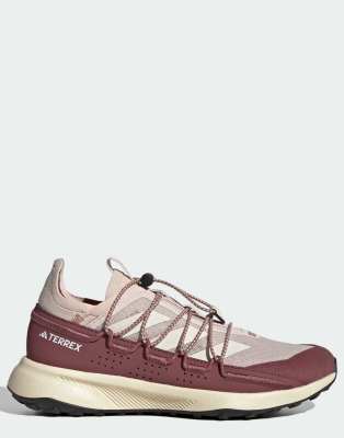 adidas Terrex voyager 21 travel shoes in putty mauve / wonder white / w