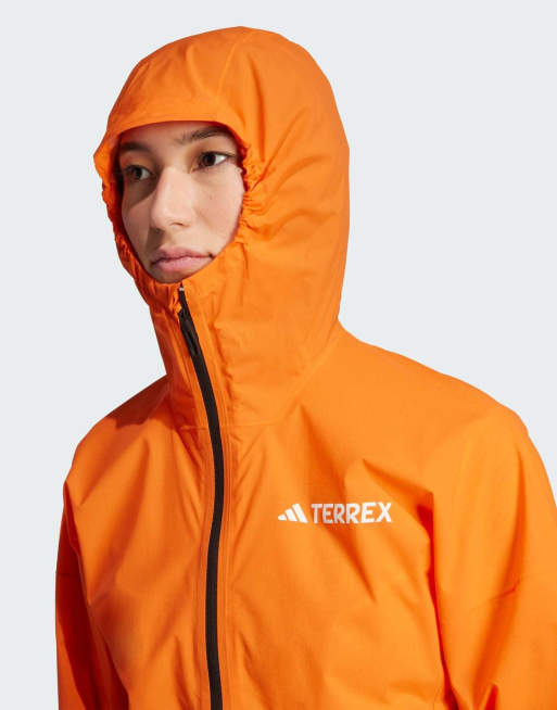 adidas – Terrex Xperior 2.5 – Climaproof – Orange jacka med lätta lager, 4 av 4