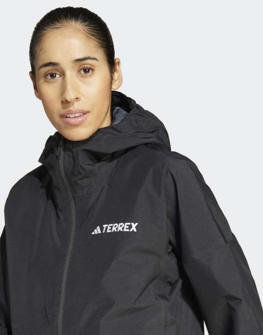 adidas – Terrex Xperior 2L GORE-TEX – Czarna sportowa kurtka, 2 z 4