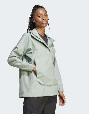 adidas Terrex - xperior 2l gore-tex - Performance-Jacke in Silbergrün