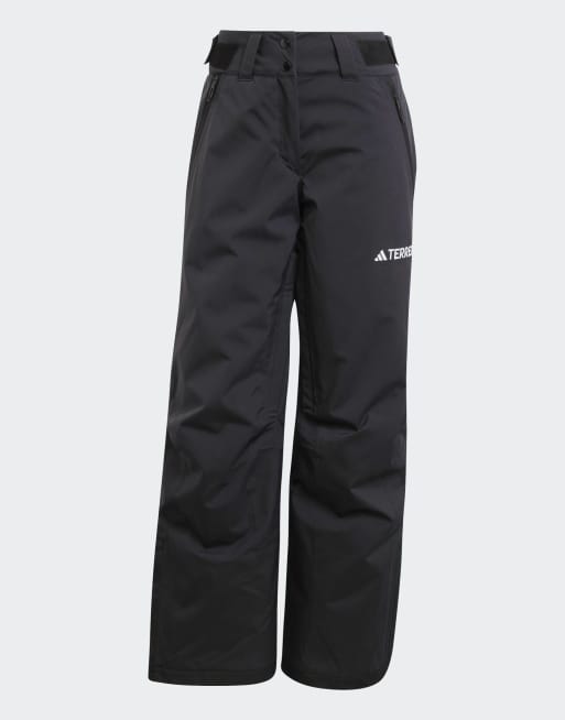 adidas Terrex - Xperior 2l - Sorte isolerende bukser med stretch og hvidt logoprint, 3 af 5