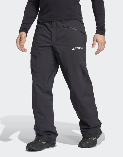 adidas - Terrex Xperior 2l - Sorte skibukser med isolering og hvidt print i tech-stof
