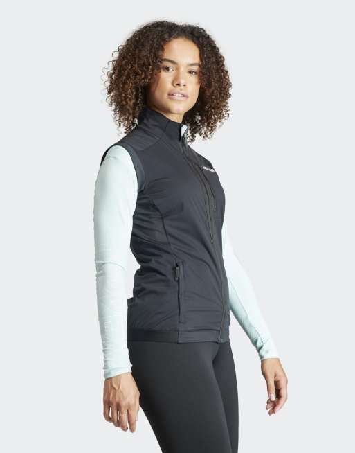adidas – Terrex xperior cross country – Czarna kamizelka narciarska softshell, 2 z 4