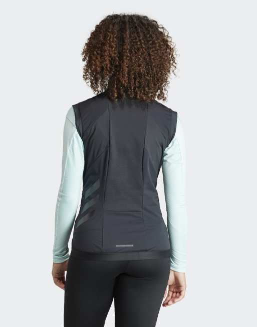adidas – Terrex xperior cross country – Czarna kamizelka narciarska softshell, 4 z 4