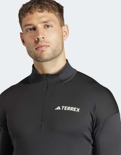 adidas– Terrex xperior – Czarna koszulka z długimi rękawami, 4 z 4