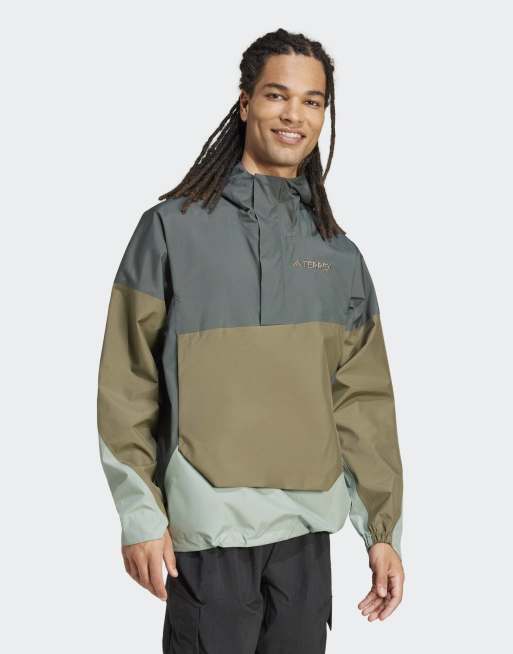 adidas Terrex - Xploric 2.5L Climaproof - Anorak color edera leggenda / oliva strata