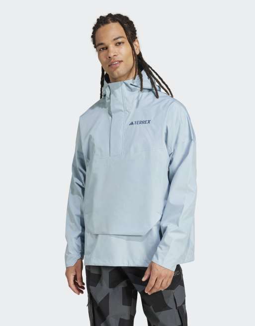 adidas Terrex – Xploric 2.5L Climaproof – Szaroniebieska kurtka anorak