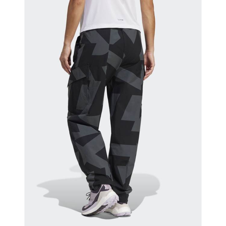 アディダス☆オリジナル☆Terrex Xploric Cargo Pants Printed Clothing - Terrex Xploric Cargo Pants Printed - Black