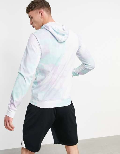 Adidas tie best sale dye hoodie mens