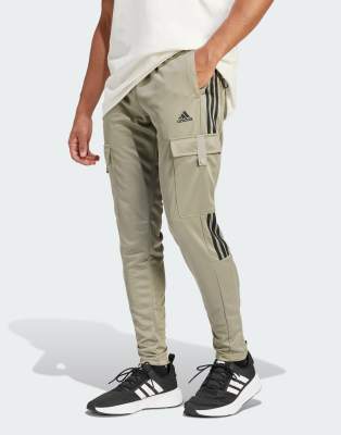 adidas Tiro Cargo Tracksuit Bottoms in Green - ASOS Price Checker
