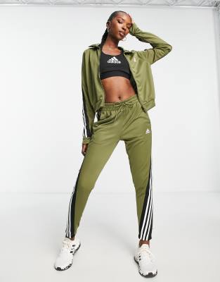 Olive green adidas store jumpsuit