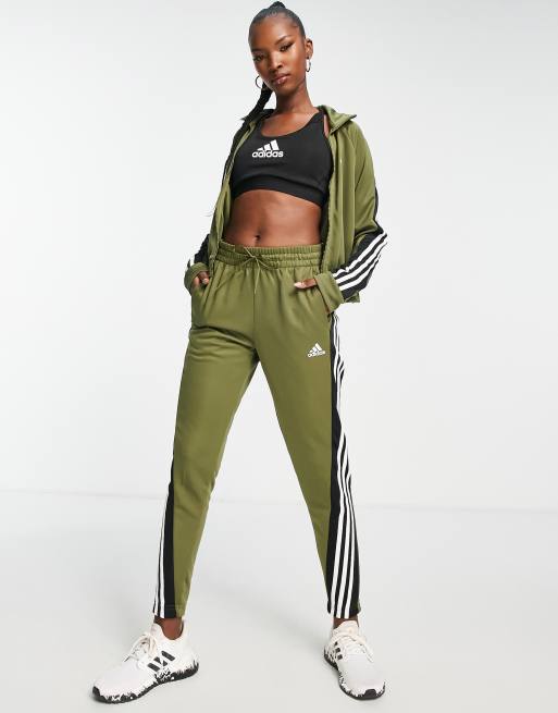 adidas tracksuit in green