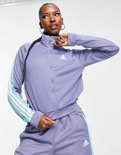 Purple sales adidas jumpsuit