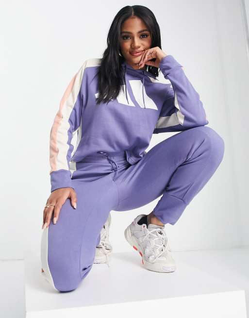 Purple womens hot sale adidas tracksuit