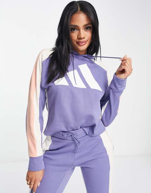 Adidas originals hot sale purple tracksuit