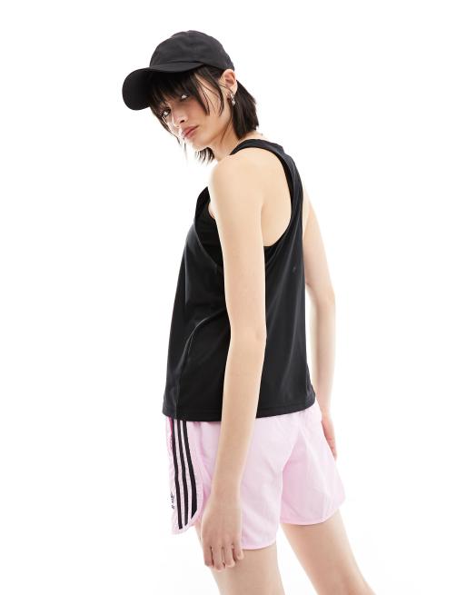 adidas Train Essentials Racerback tank top in black, 2 of 4