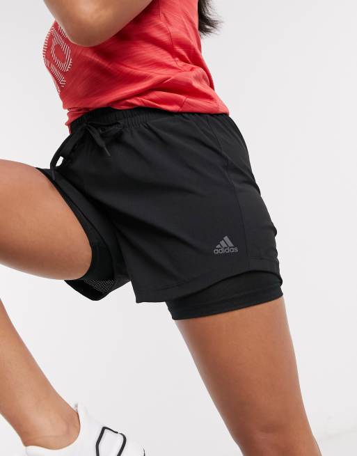 Adidas 2 in store 1 woven shorts ladies