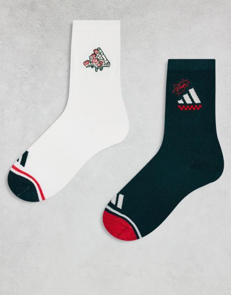 adidas Training – 2er-Pack Socken mit Pizza-Motiv - view 1
