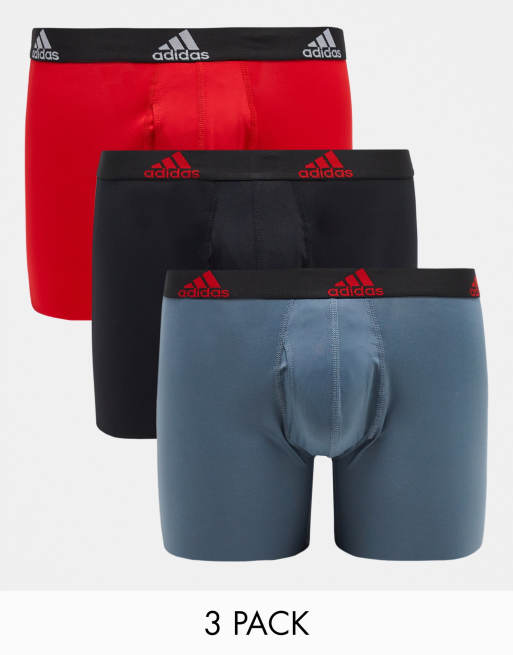 adidas Originals Triple Pack Trunks Navy