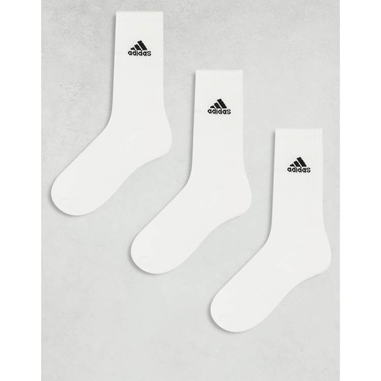adidas Training pack crew socks in white ASOS
