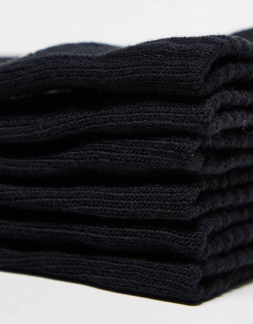 adidas Training 3 pack of linear logo crew socks in black, 4 of 4