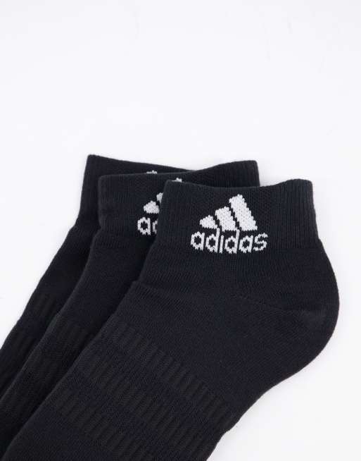 Black adidas sales trainer socks